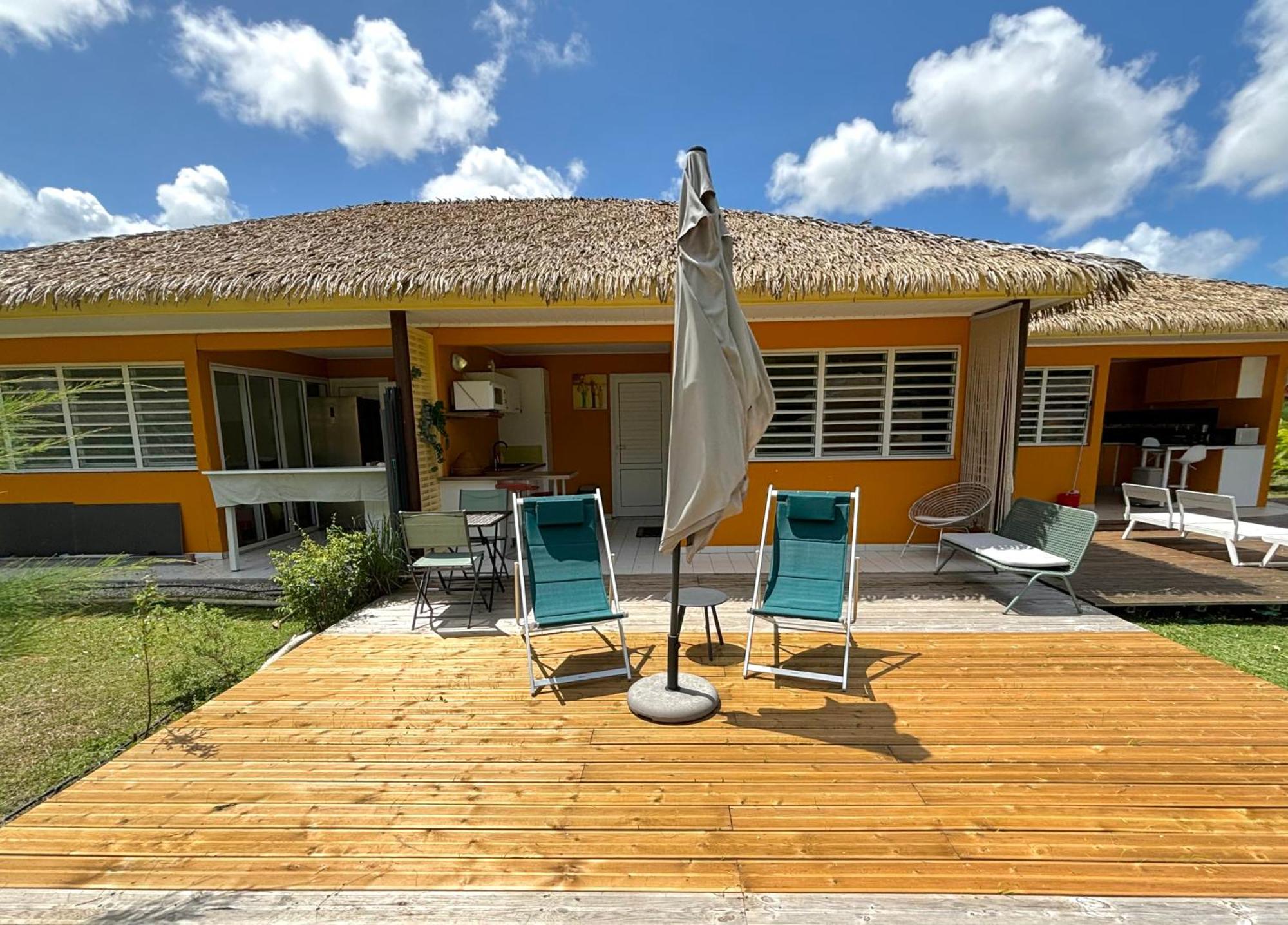 Bungalow La Kawannaise - Piscine, Terrasse, Plage Grand-Bourg  외부 사진